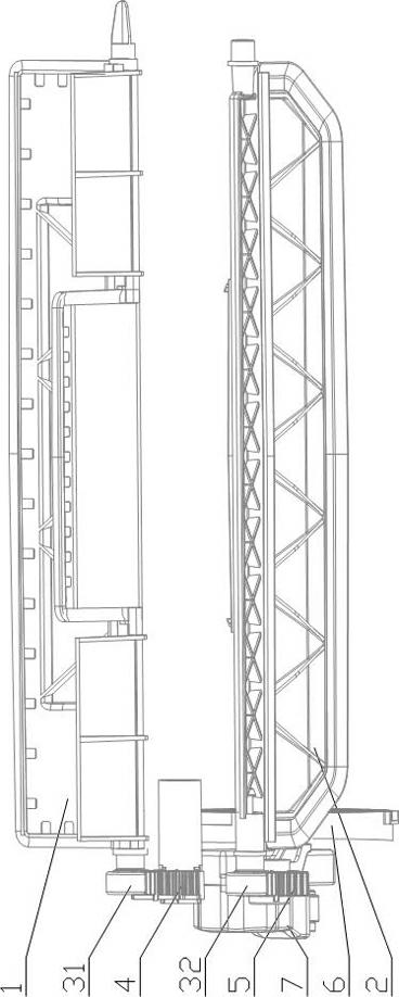 Multi-mode air door regulating mechanism of automotive air conditioner