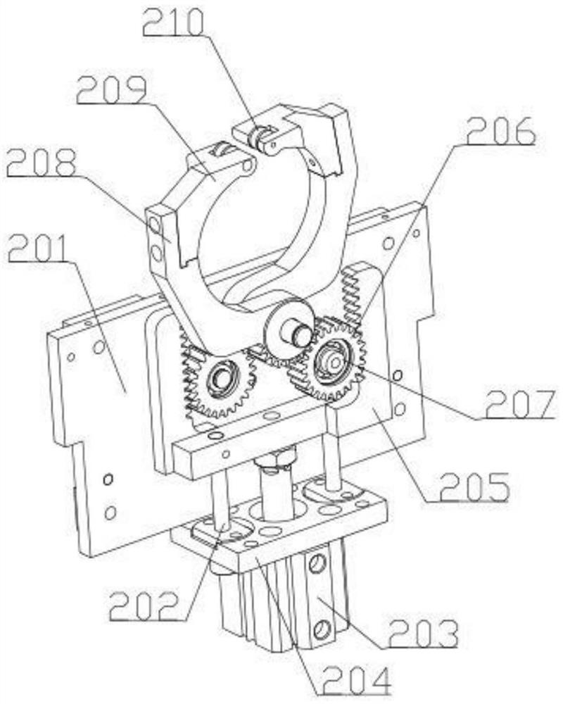 Full-automatic glass tube iron wire strapping machine