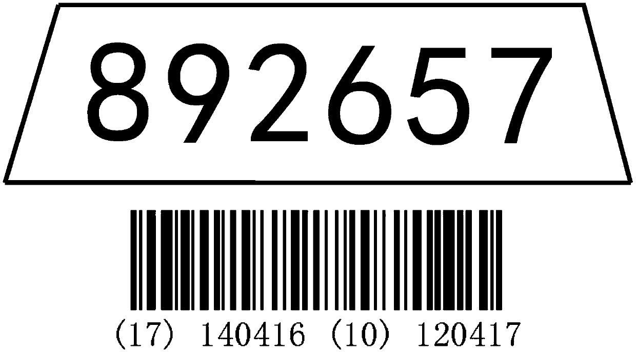 Logistics composite code identification method based on multitask depth learning