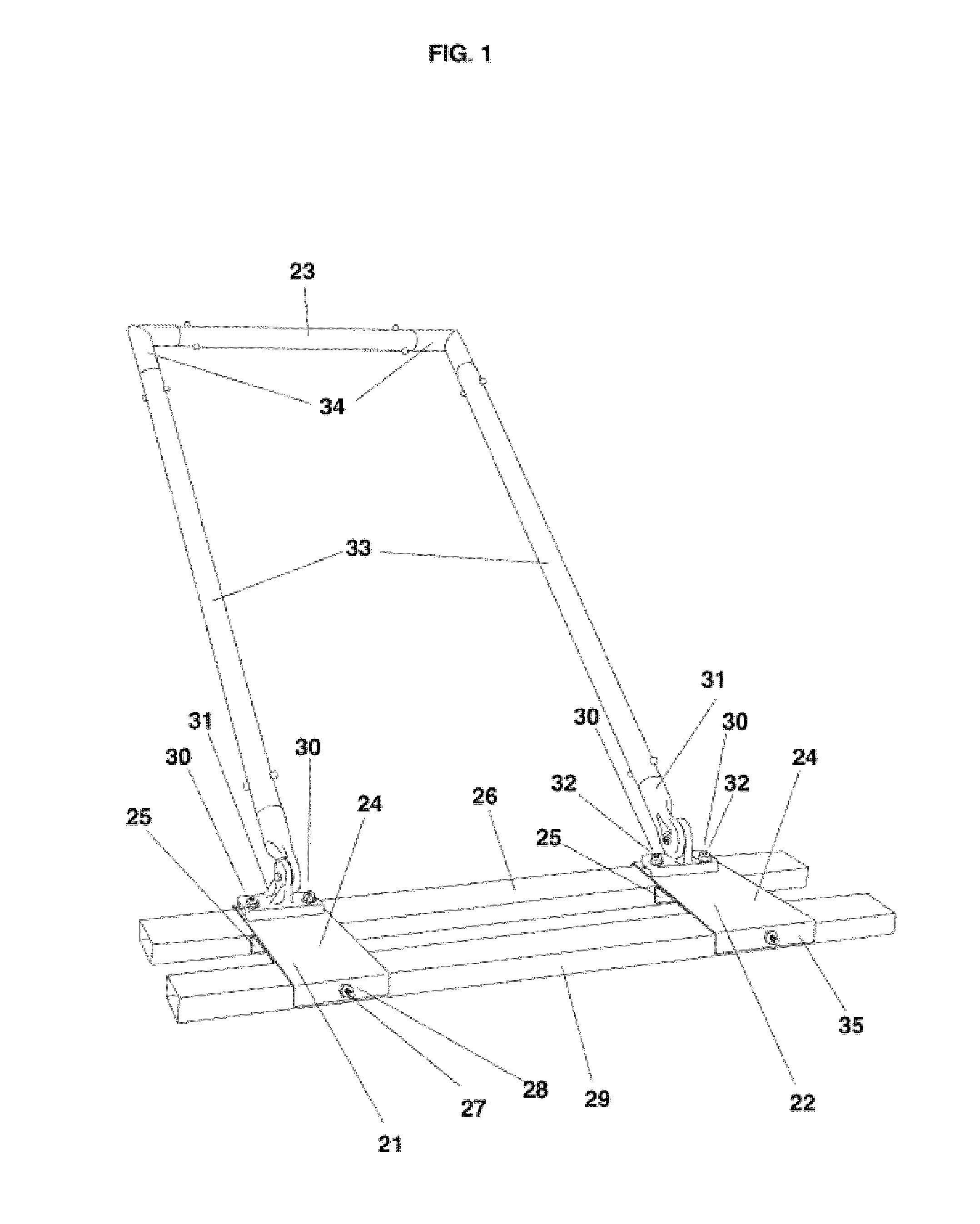 Ergonomic non-motorized vibratory concrete screed