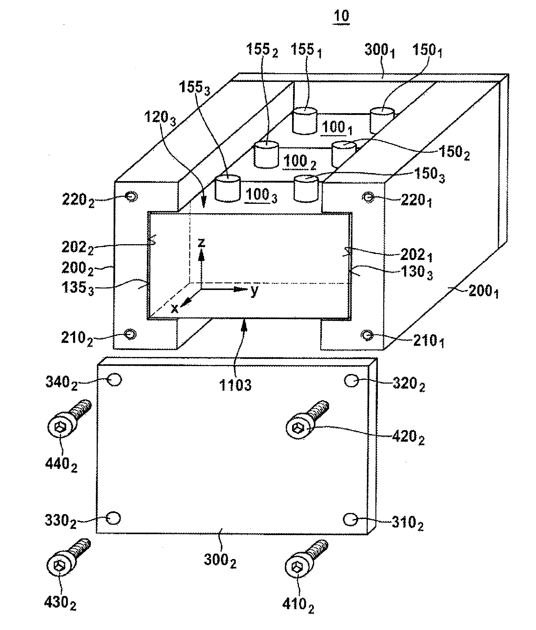 Module carrier for battery cells and method for producing the module carrier, and battery module, battery pack, battery and battery system