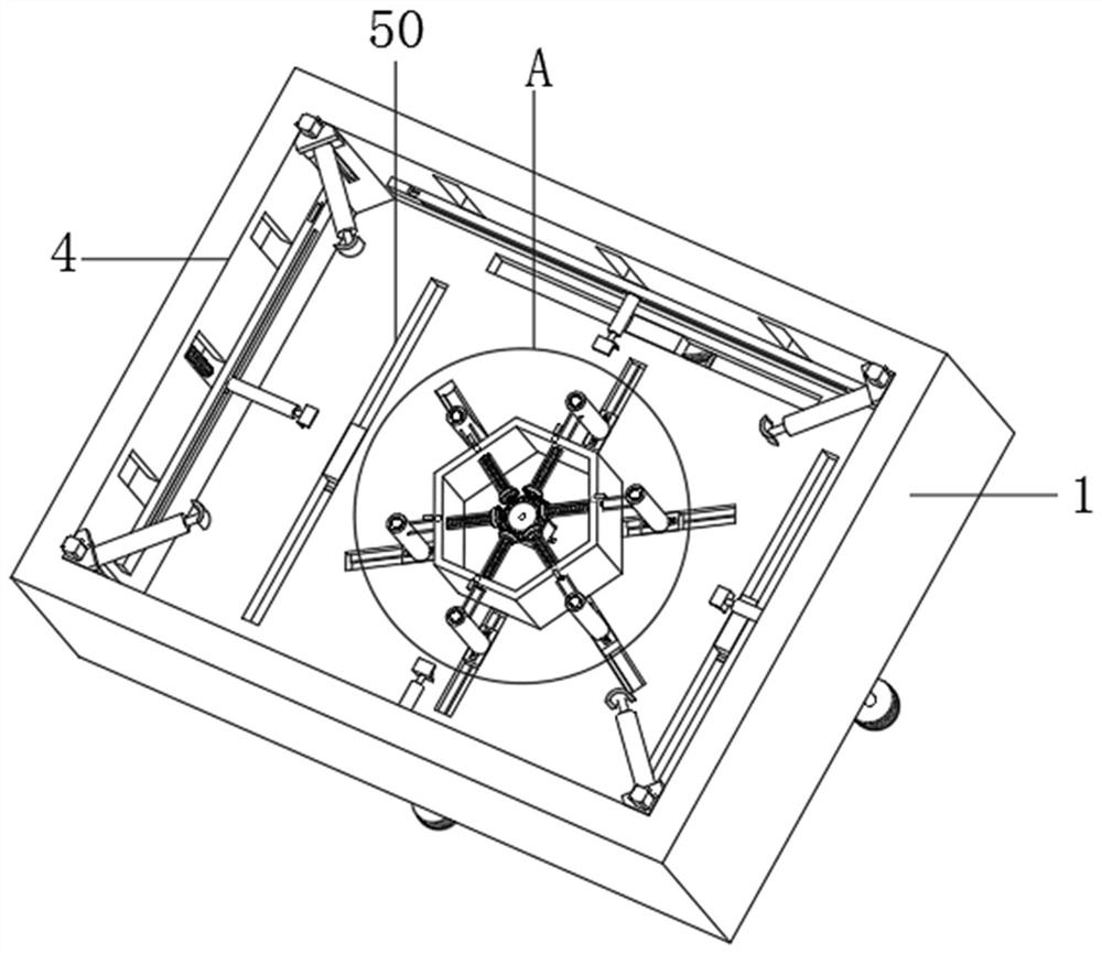 Machine tool part corner angle polishing operation device and polishing method