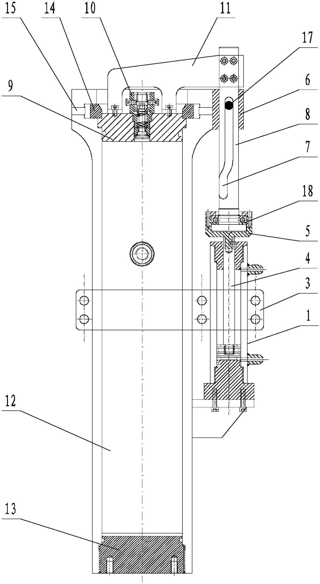 A steering switch cover mechanism for a deep-sea heat preservation and pressure holding cabin