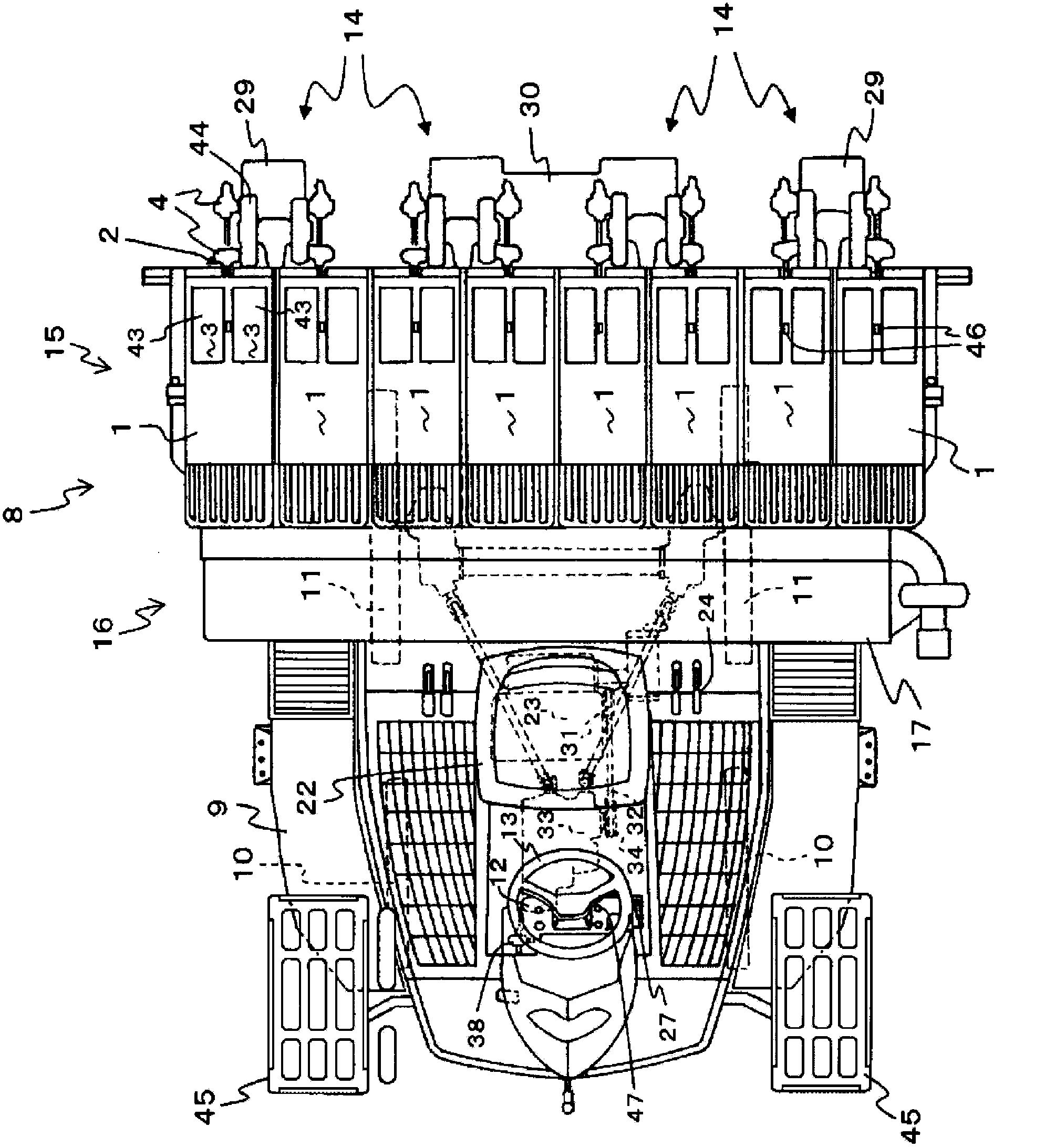 Seedling transplanting machine