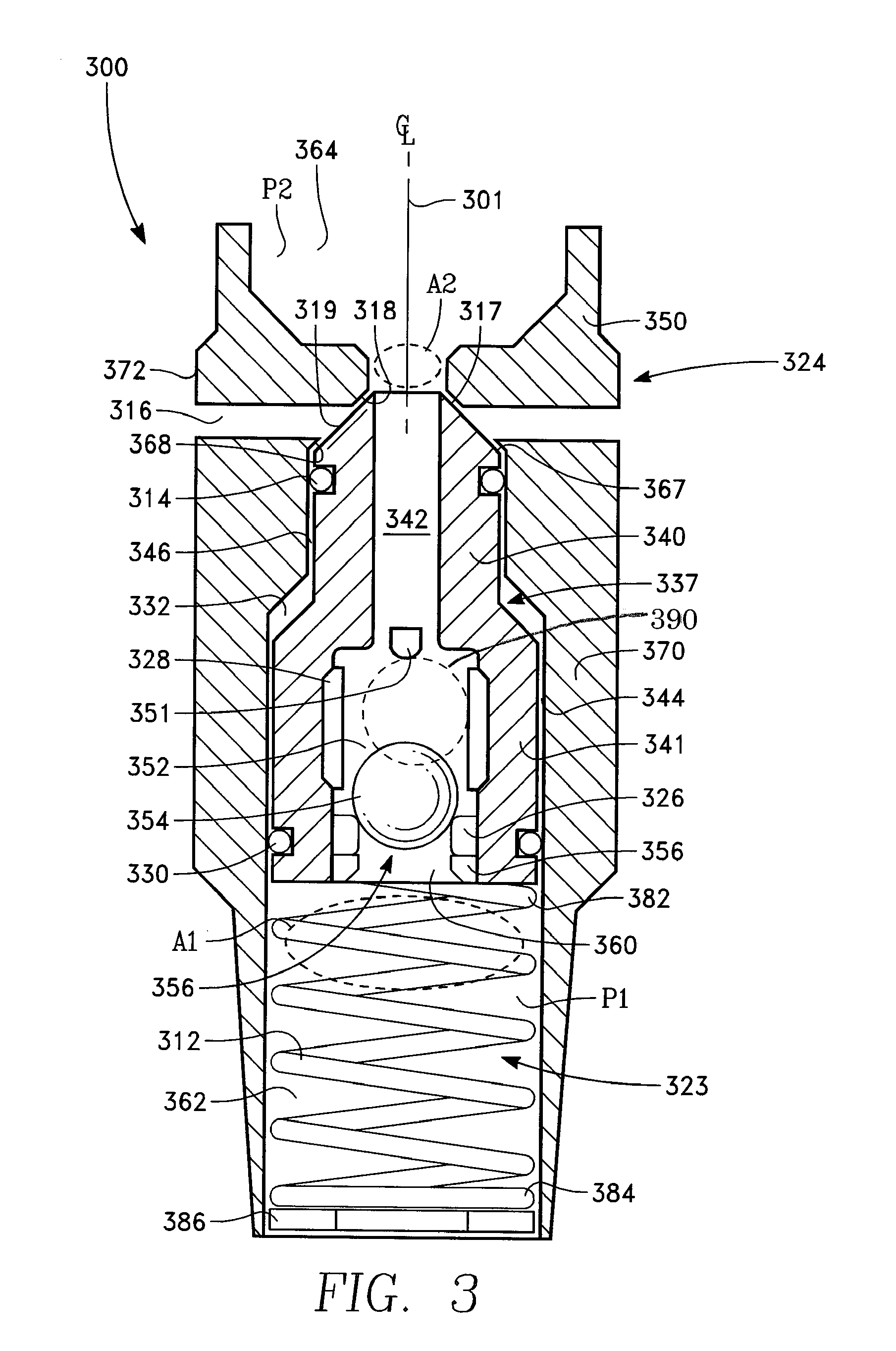 Valve with shuttle for use in a flow management system