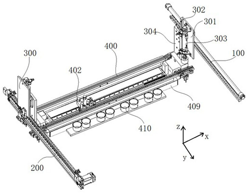 Multi-injection glue head automatic weighing calibration device and calibration method