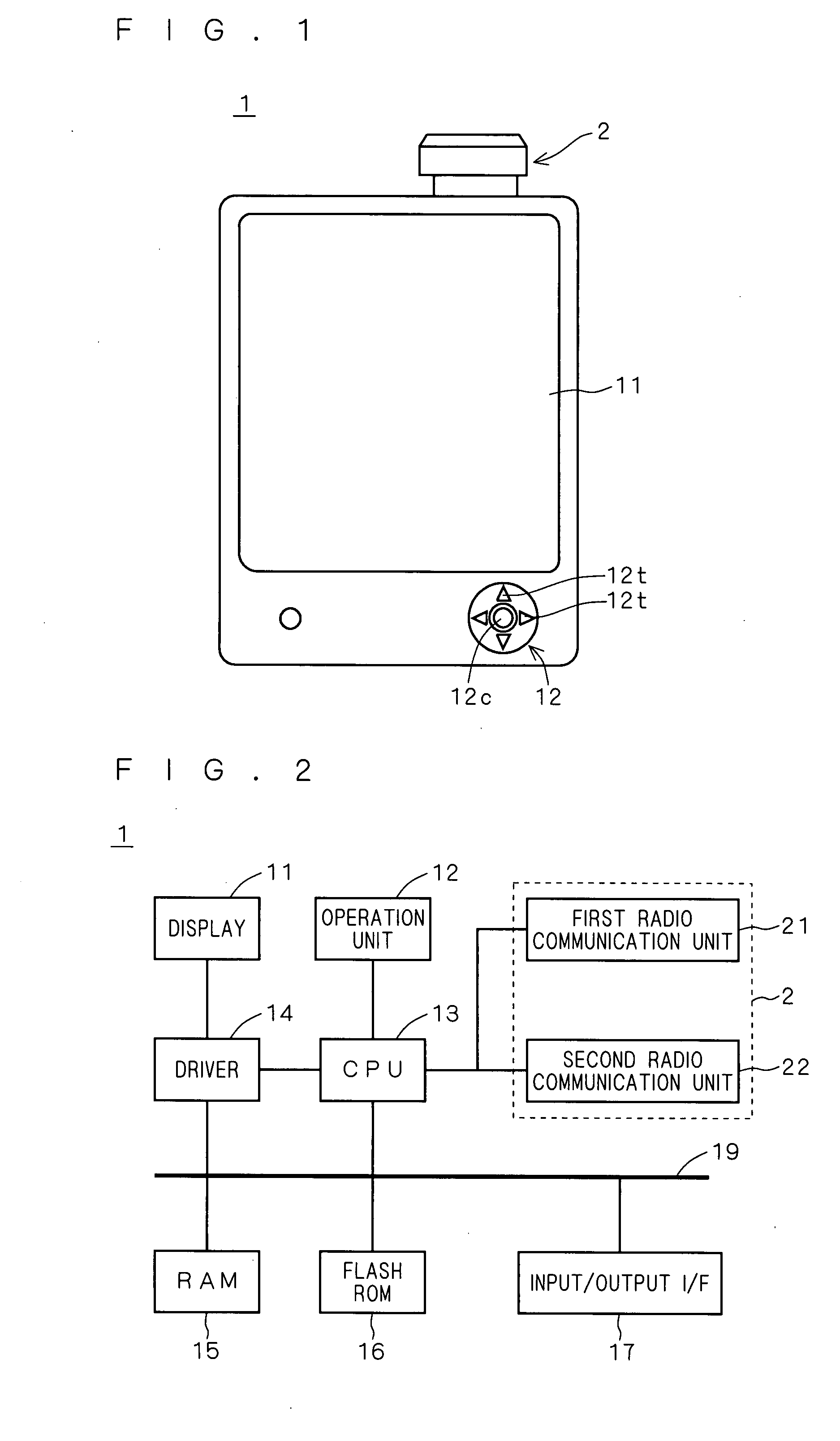 Information terminal device, radio communication system and radio communication method