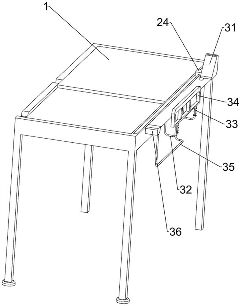 Student apartment bed with automatic telescopic protective guard