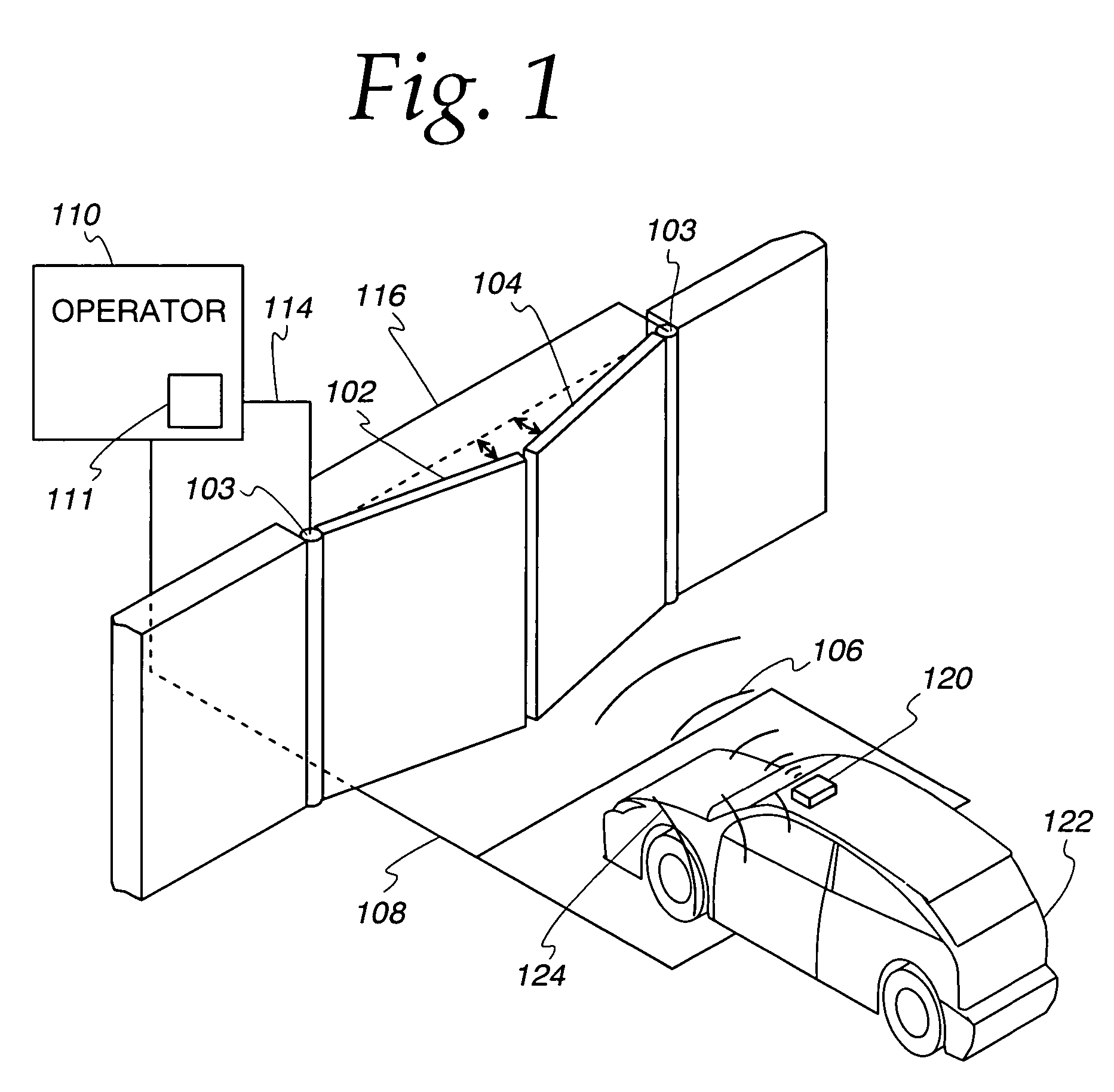 System and method for operating a moveable barrier using a loop detector