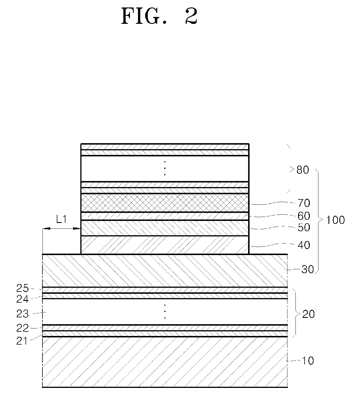 Long wavelength vertical cavity surface emitting laser device and method of fabricating the same