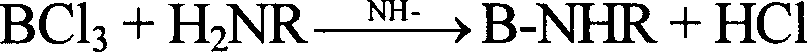 Process for preparing SiBONC ceramic with high temp stabilized