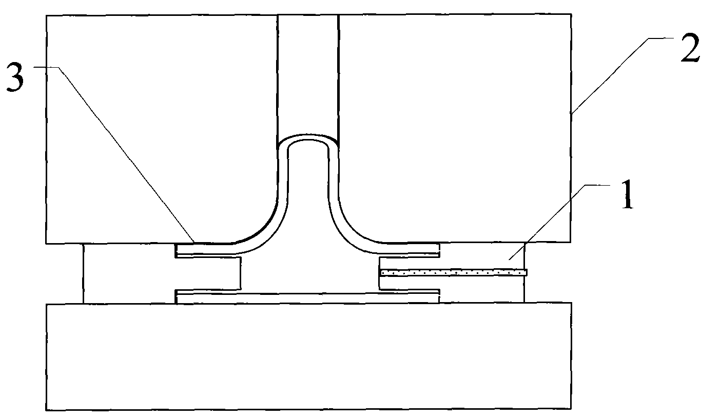 Cold forming method for bimetallic T-shaped three-way pipe