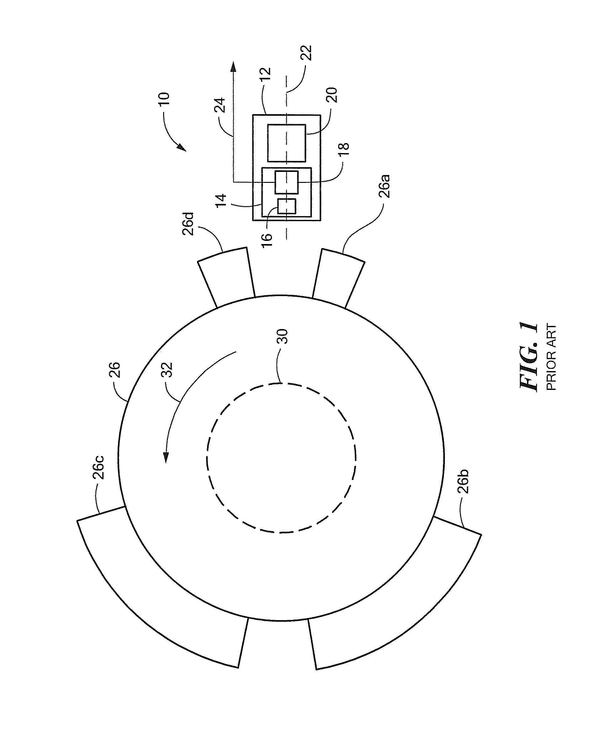 Magnetic Field Sensor for Sensing Rotation of an Object