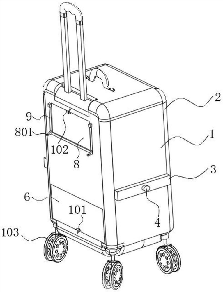 Luggage case for study travel