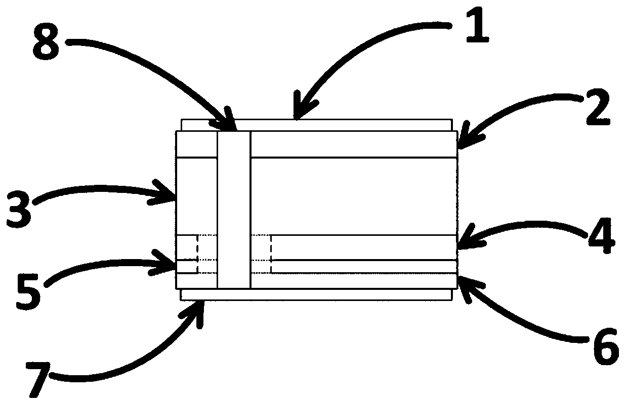 Wireless energy collecting device based on super-surface structure