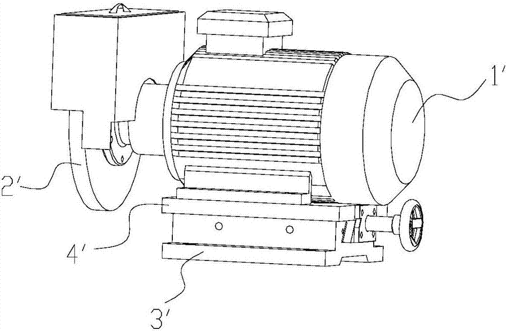 Locking device of edge grinding machine and edge grinding machine