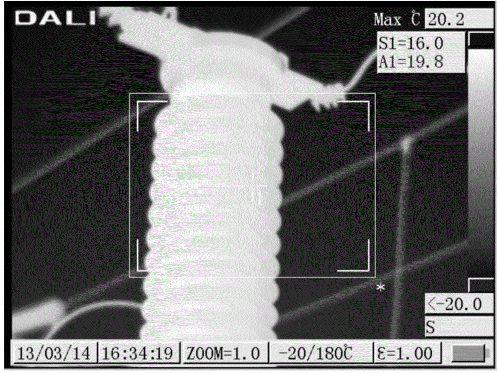 Mutual inductor infrared image recognition method based on image textual features