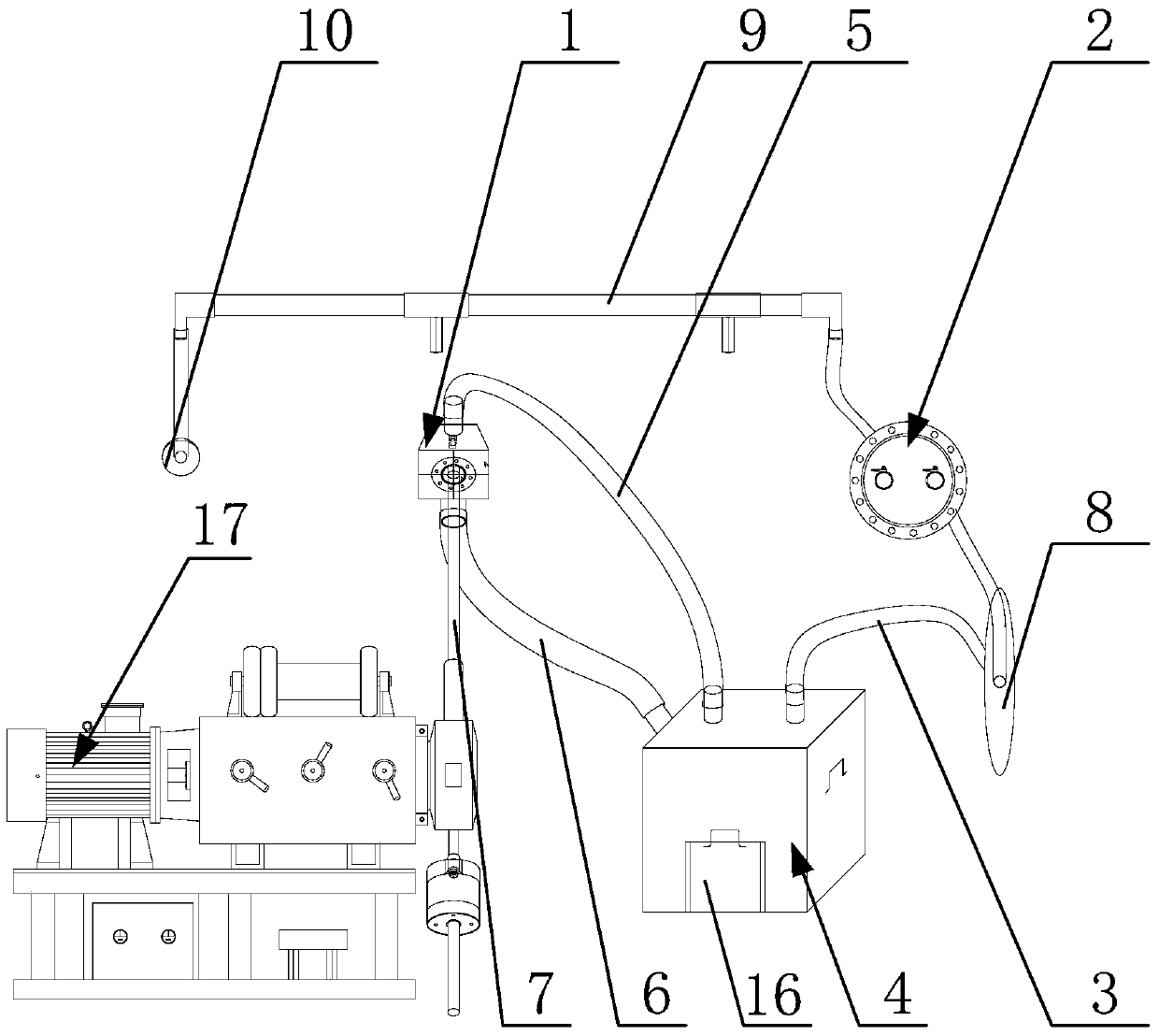 Blowout prevention device and drilling device