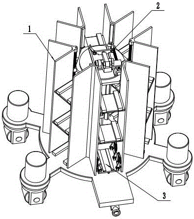 Composite express parcel delivering robot