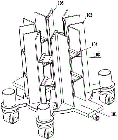 Composite express parcel delivering robot