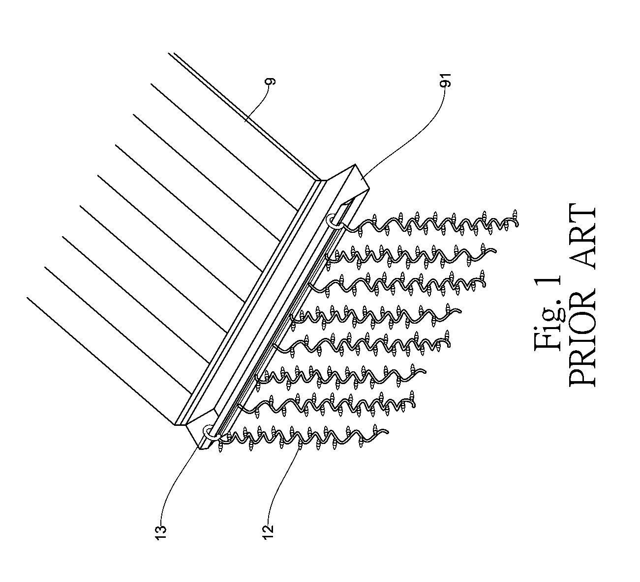 Organizing and installation device for icicle lights