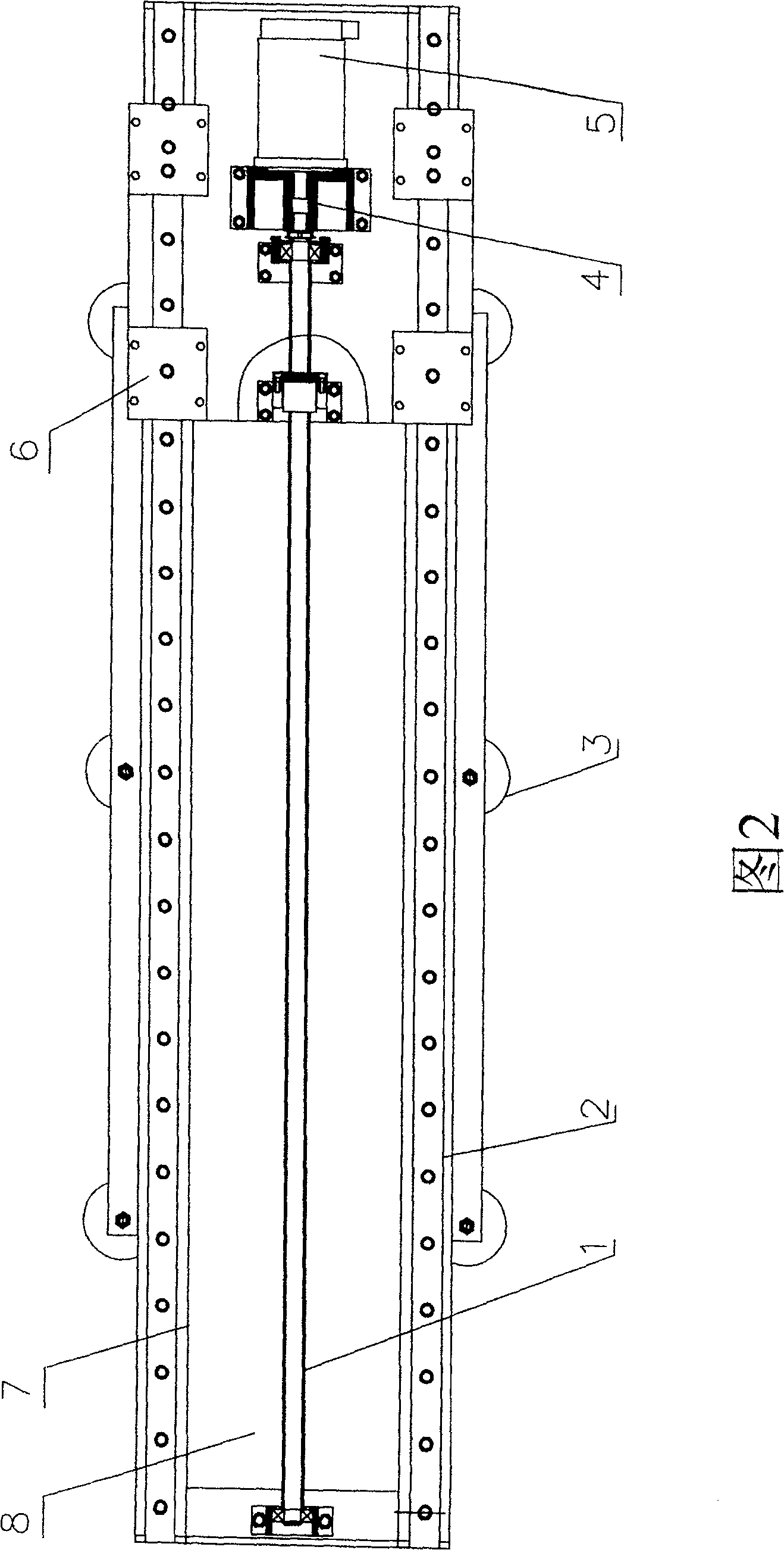 Laser cladding powder spraying machine