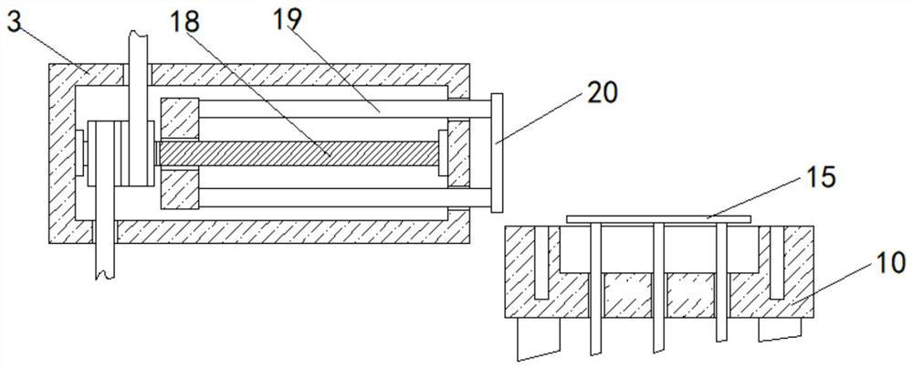 Metal material compression molding equipment with cooling function