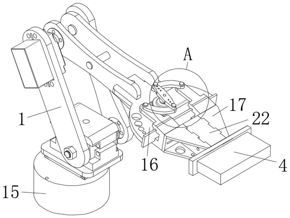 A multi-angle double-sided automatic shoe-shine manipulator