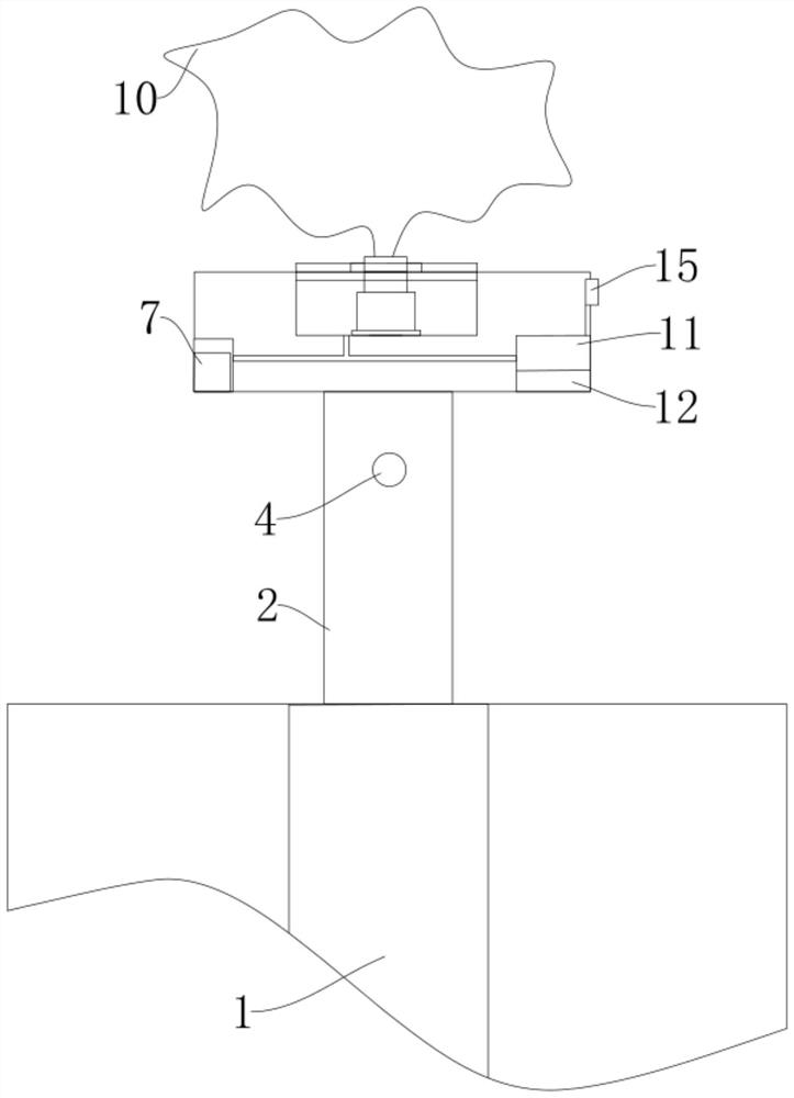 Intelligent luggage pull rod