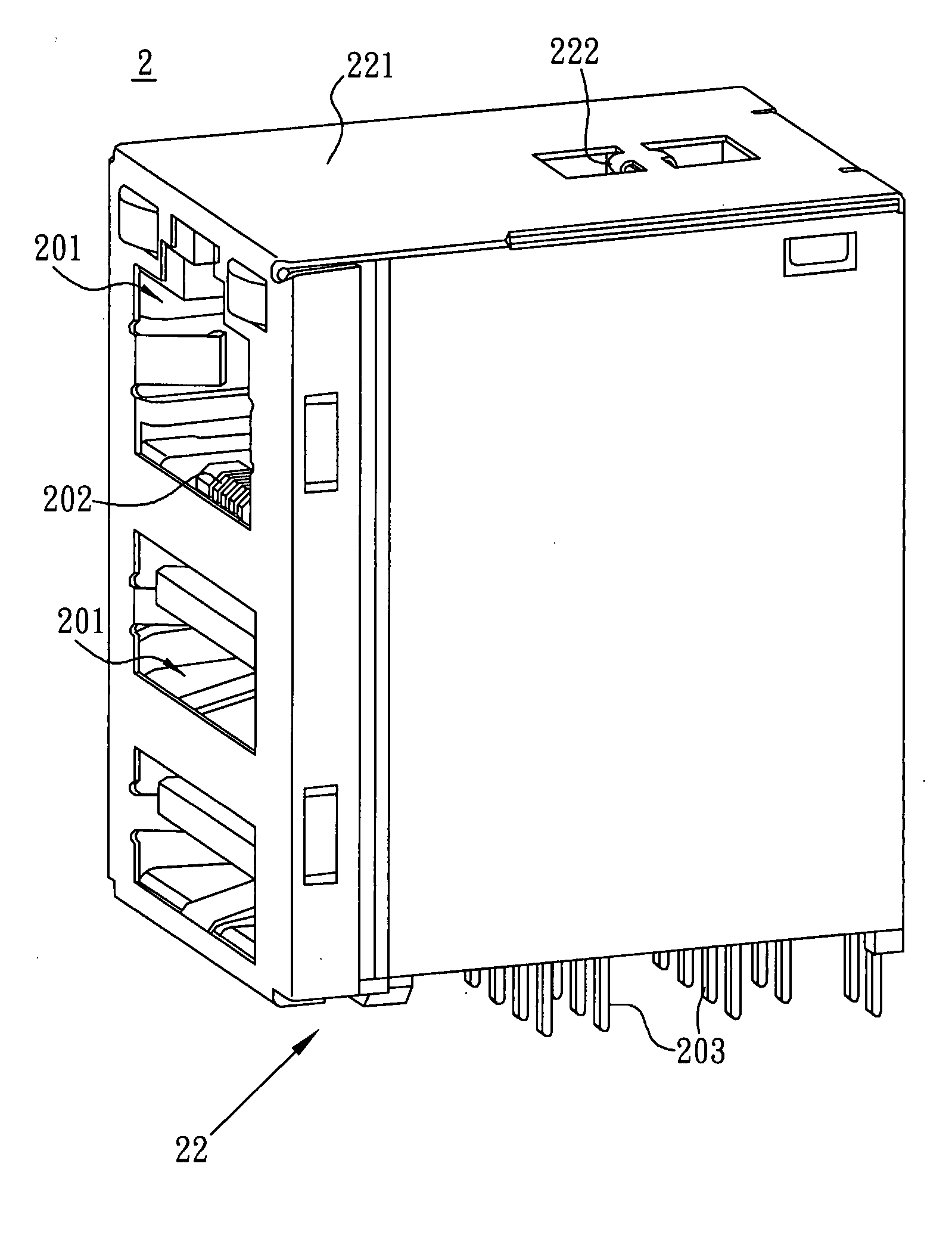 Connector and housing thereof