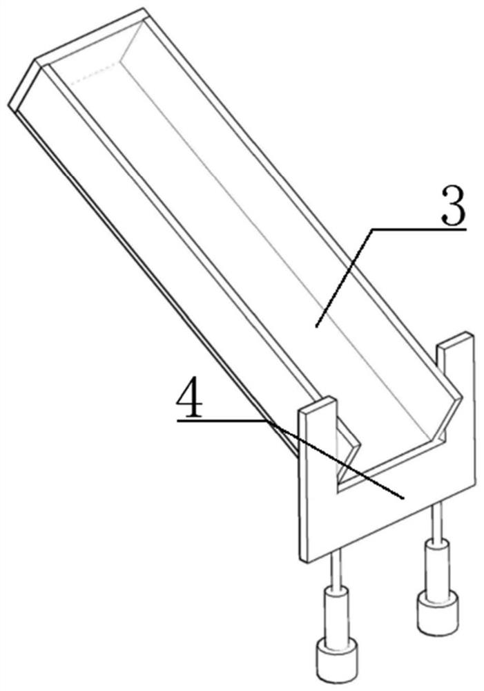 Experimental device and experimental method for simulating the formation and collapse of a dam dam