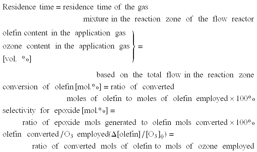 Efficient process for producing epoxides by oxidation of olefins in the homogeneous gas phase