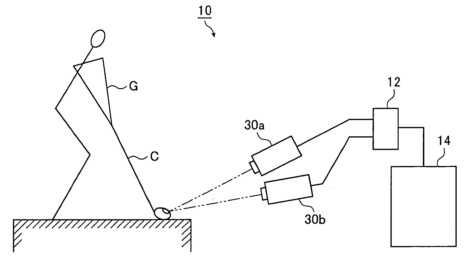 Moving body measuring apparatus