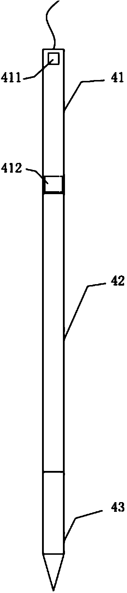 Three-dimensional foundation pile detection device and method based on borehole radar