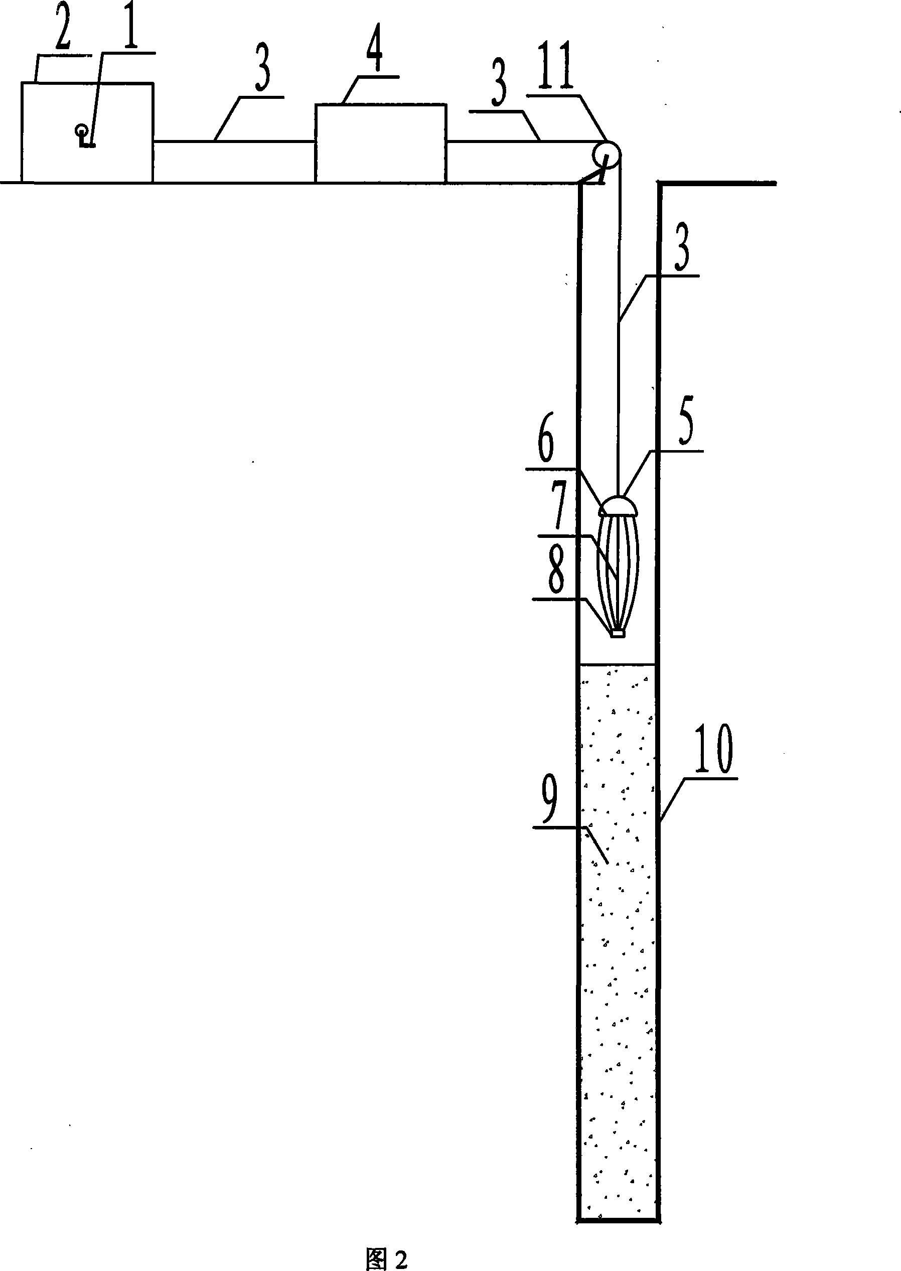 Project pile underwater concrete sampler and sampling method in construction