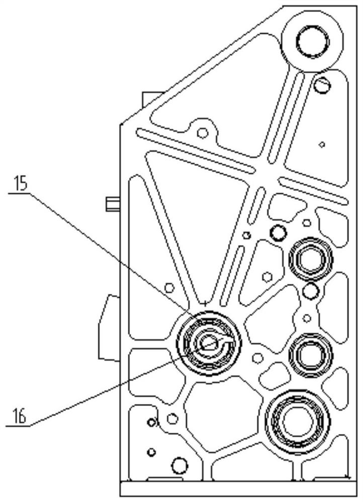 Spring operating mechanism transmission energy storage device