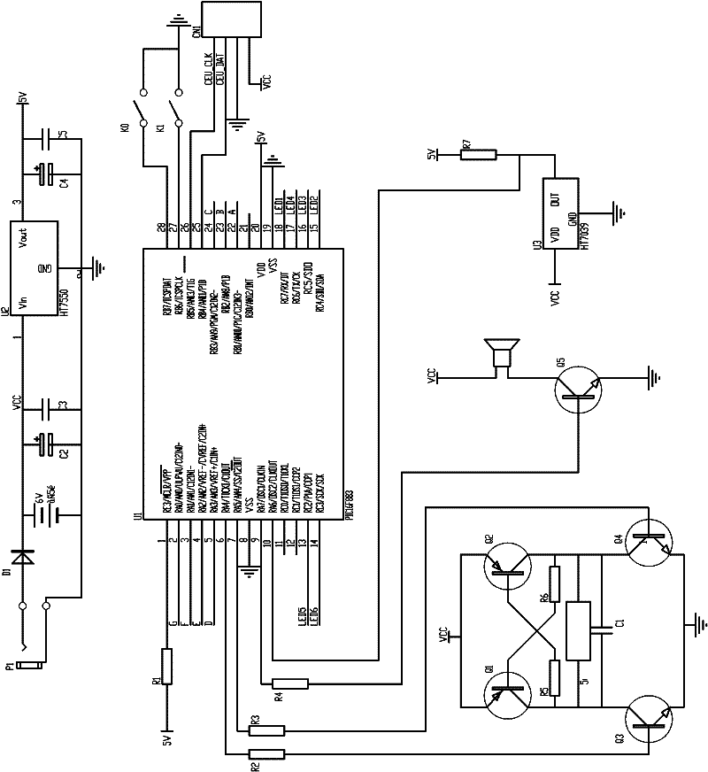 Electronic lock with function of automatically generating password and control method thereof