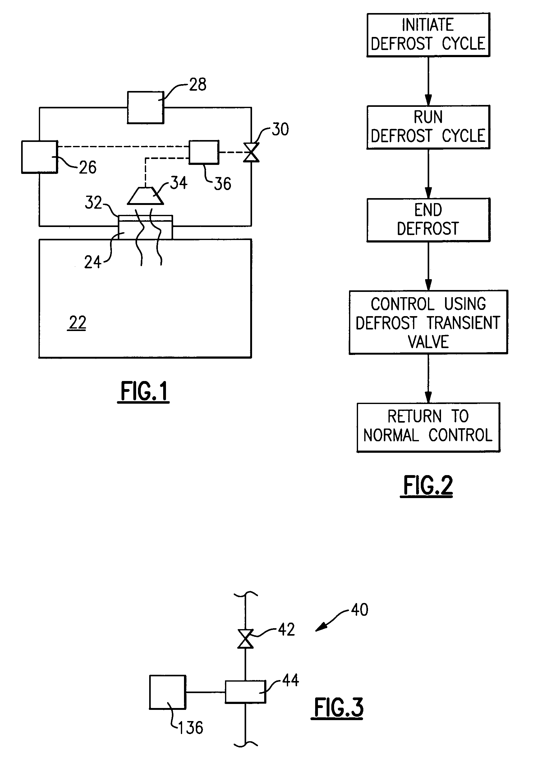 Refrigerant cycle with defrost termination control