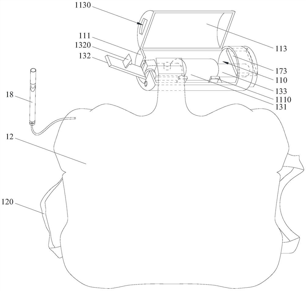 Portable lifesaving device and parachute