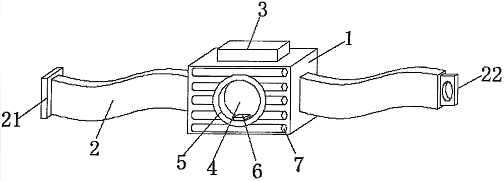 Nursing assisting device for intervention therapy department