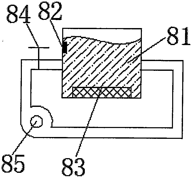 Nursing assisting device for intervention therapy department