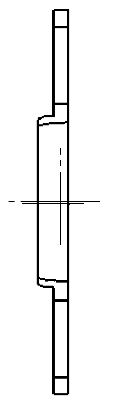 Diameter measuring tool of inner spherical section circle and measuring method