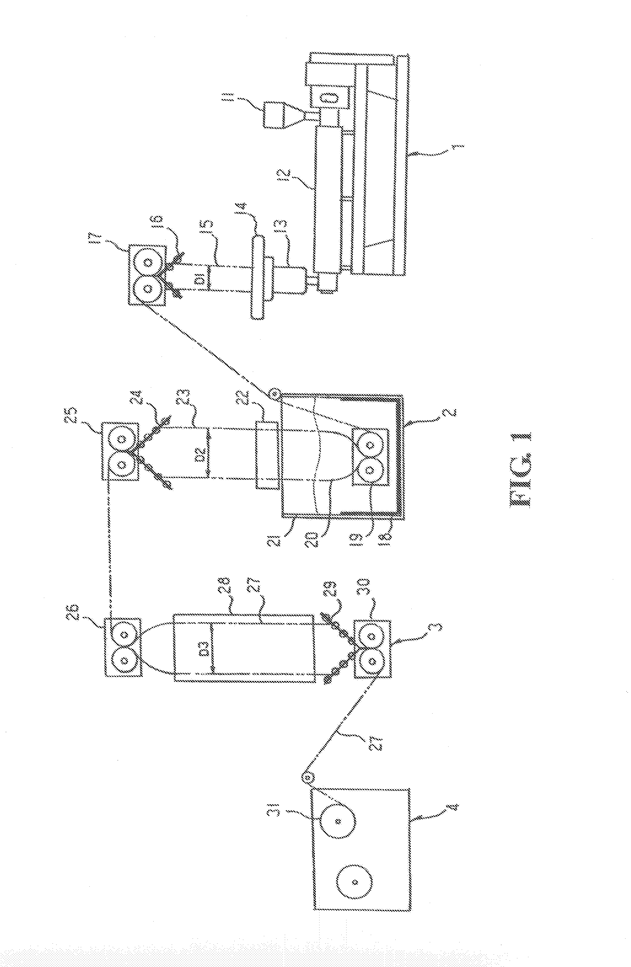 Method and apparatus for producing polystyrene tubular shrink film via film blow molding