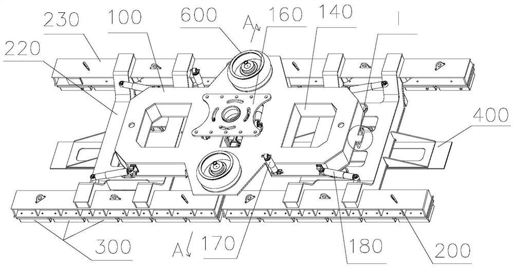 A kind of magnetic levitation bogie and train