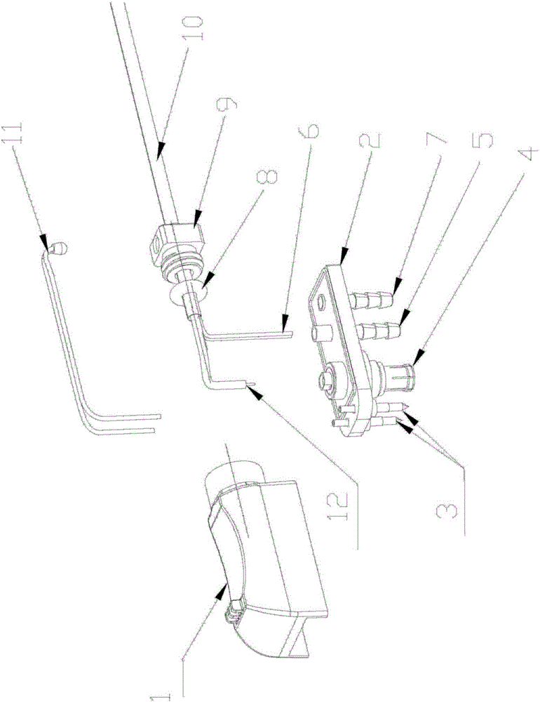 Ablation needle water tank sealing structure