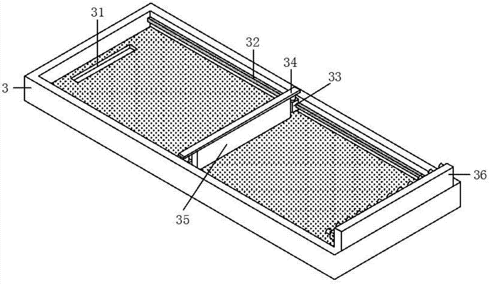 Box type filter press with automatic vibration and beating device