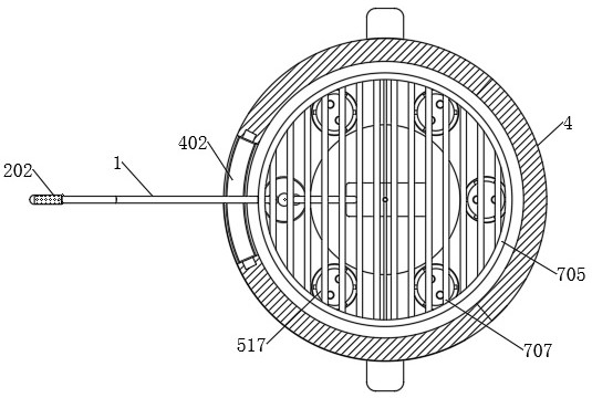 Clinical drainage tube and drainage device for vascular surgery