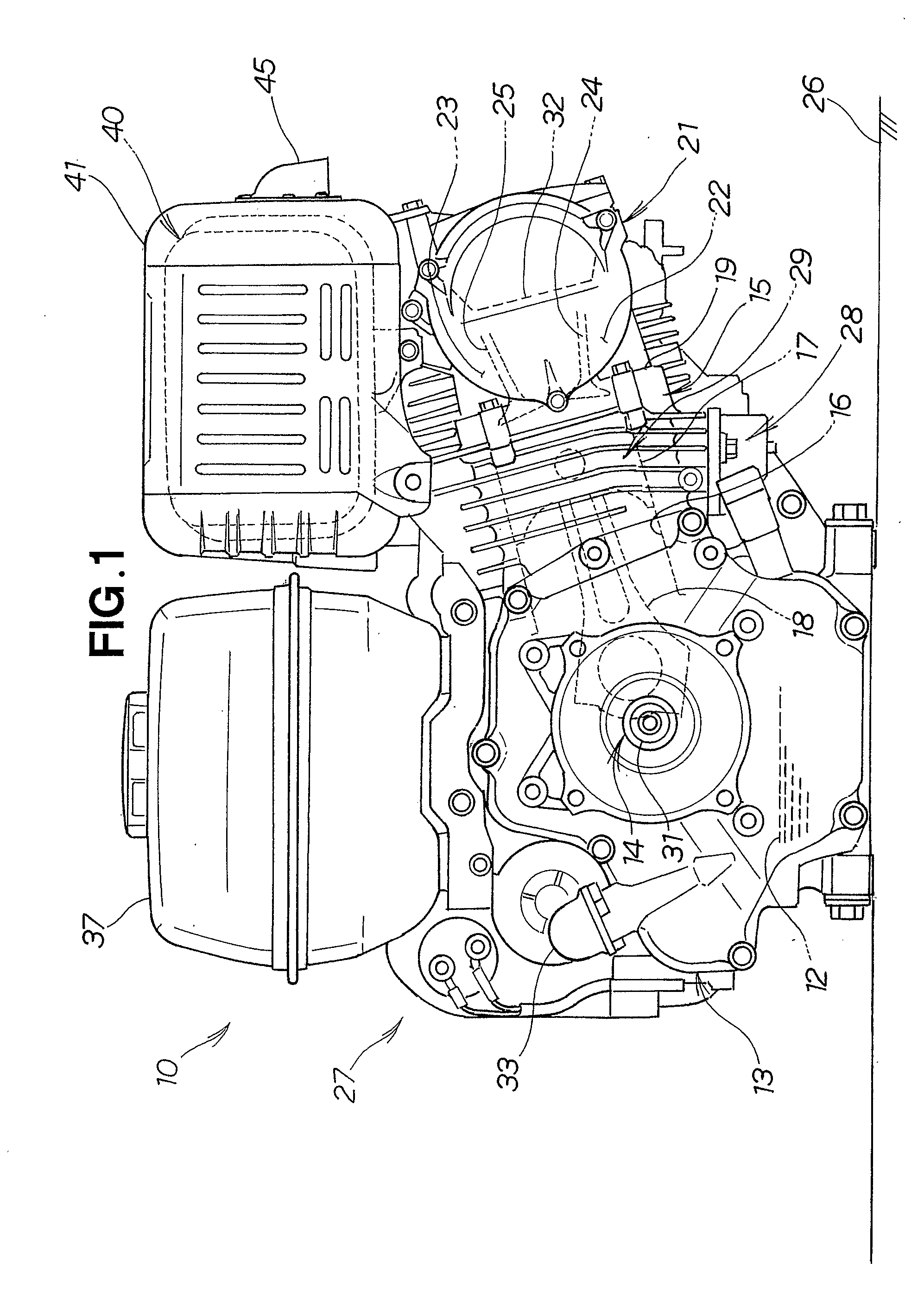 Muffler unit for general-purpose engine