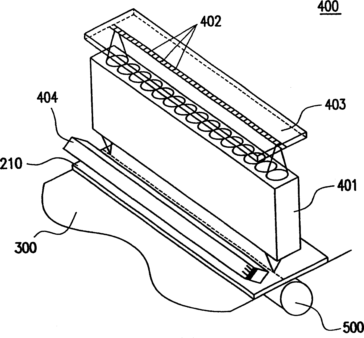 Light path folding apparatus