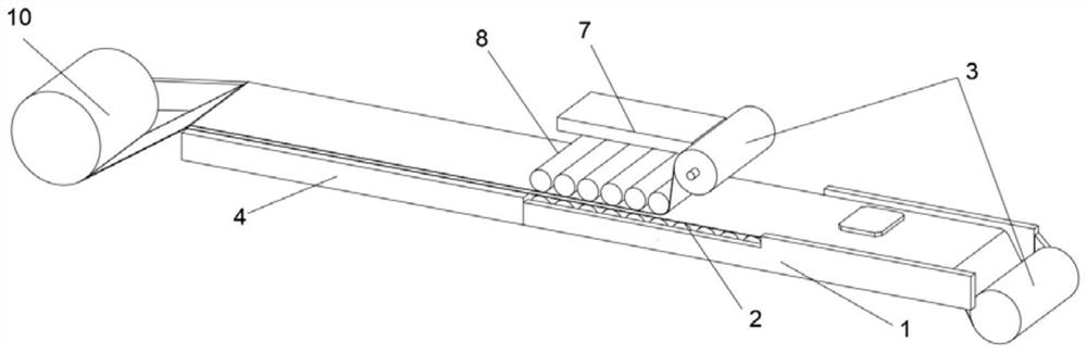 A film coating device for the production of new energy batteries